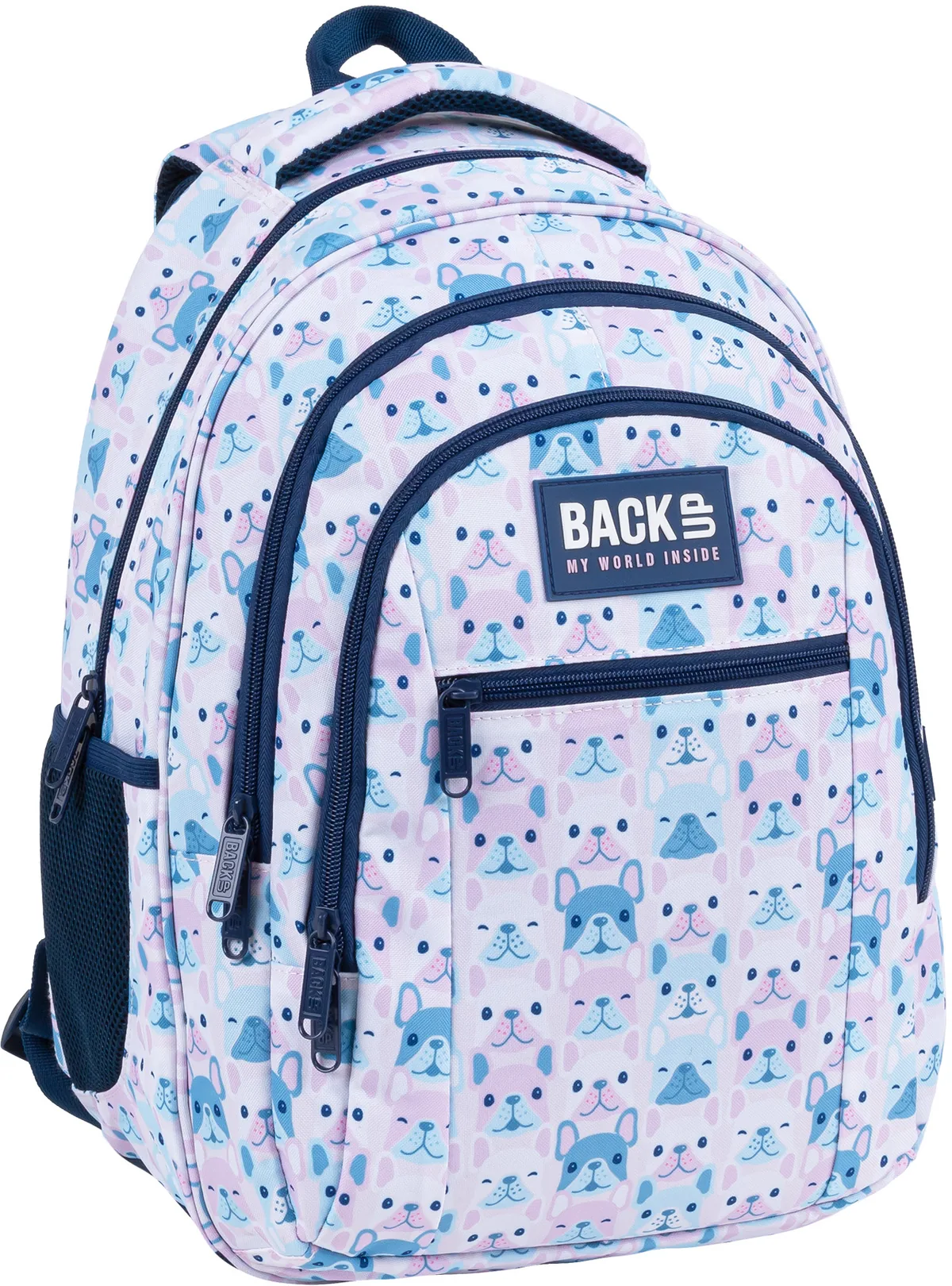 Ghiozdan Școlar BackUp O Buldog 3 Compartimente