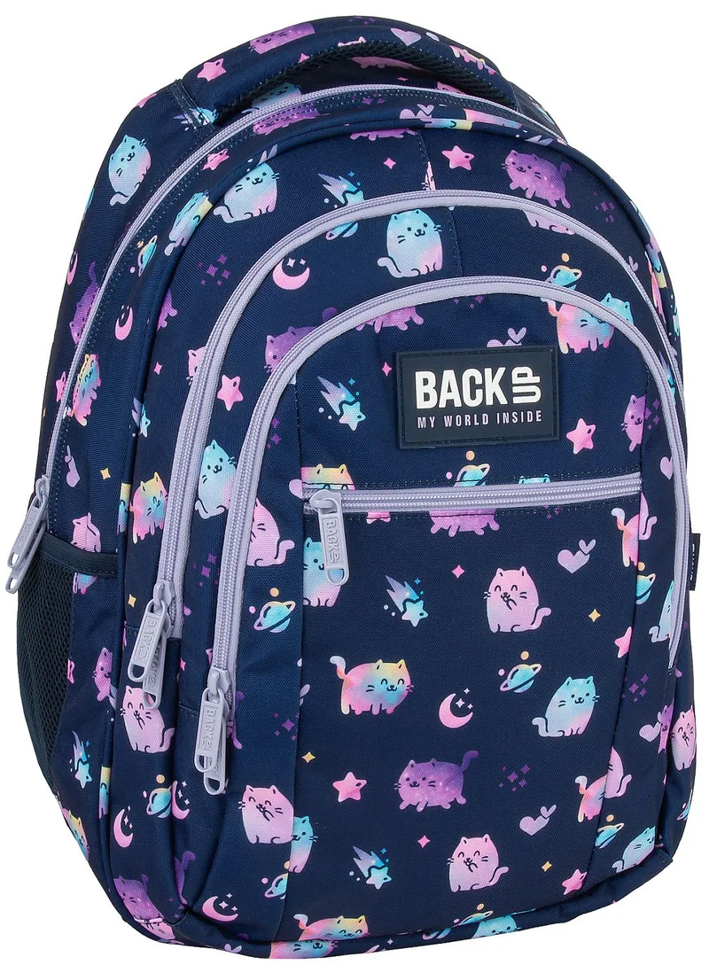 Ghiozdan Școlar BackUp O Moon Cats