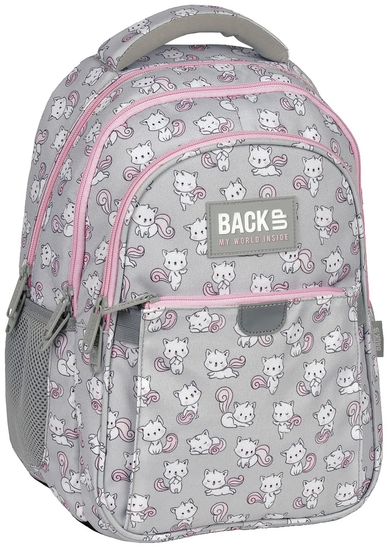 Ghiozdan Scolar BackUp P Kitty 4 Compartimente