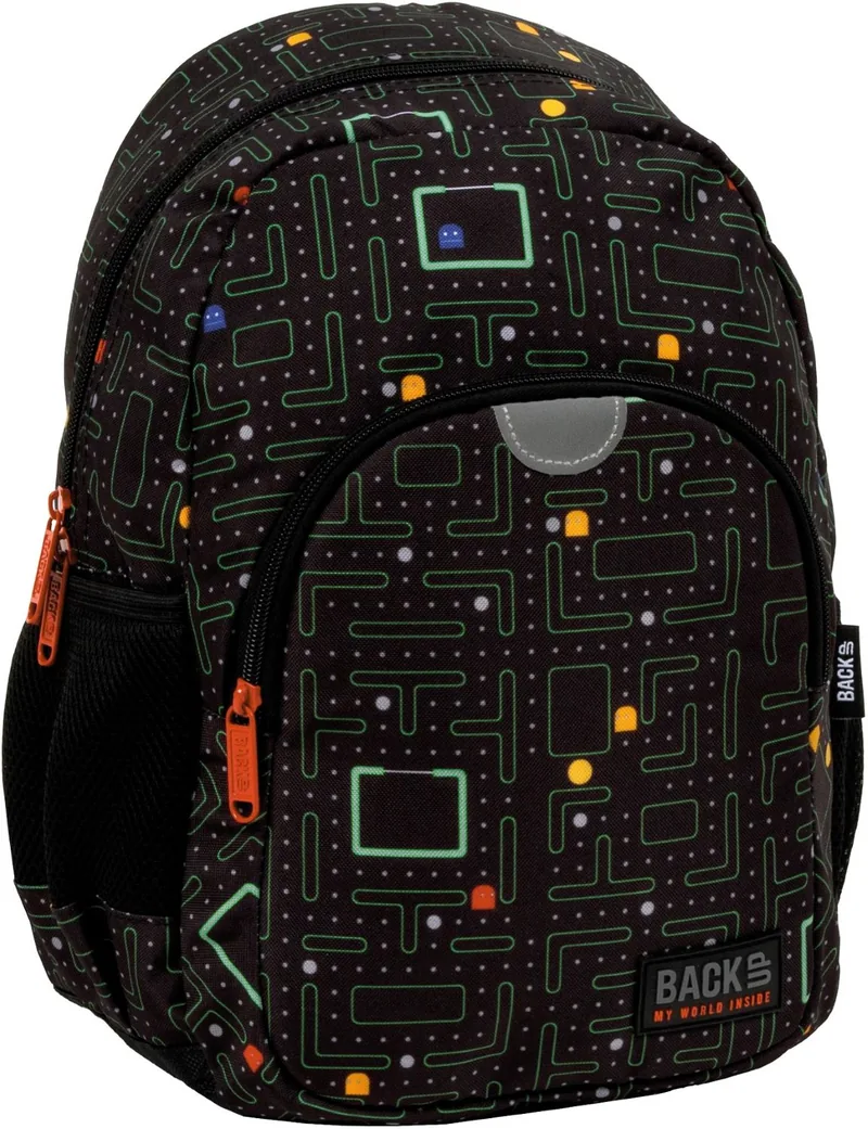 Ghiozdan Școlar BackUp T Pac-Man 2 Compartimente