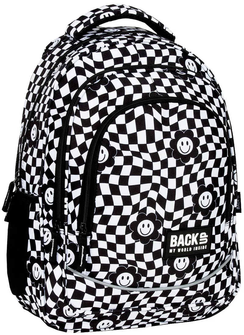 Ghiozdan Școlar BackUp X Happy Face 3 Compartimente