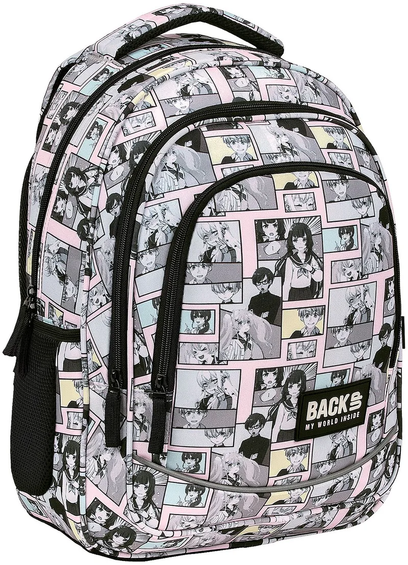 Ghiozdan Scolar BackUp X Pastel Manga 3 Compartimente