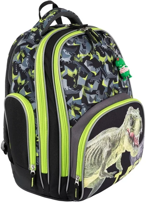 Ghiozdan Școlar Bambino Premium T-Rex cu 2 Compartimente