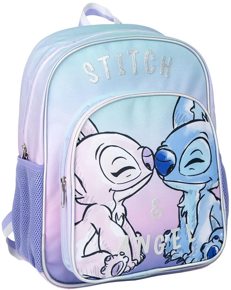 Ghiozdan Scolar Cerda Stitch & Angel Kiss 1 Compartiment