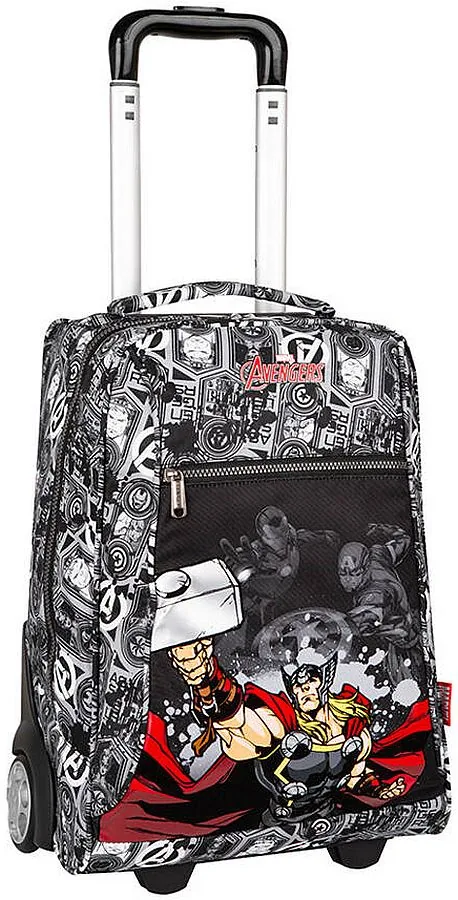 Ghiozdan Școlar cu Roți Cool Pack Compact The Avengers 36l