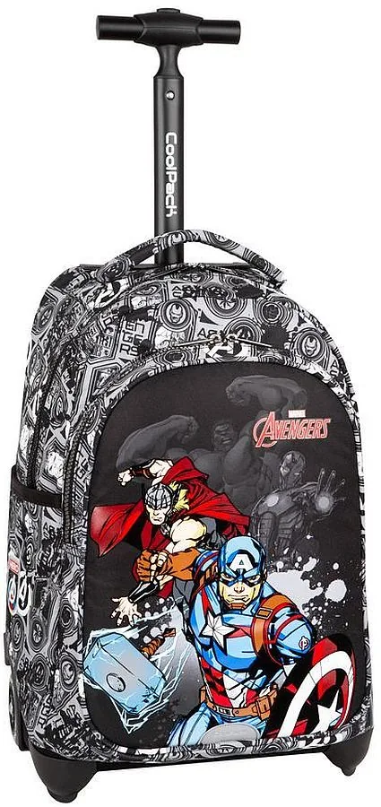 Ghiozdan Scolar cu Roti Cool Pack Jack 24l The Avengers