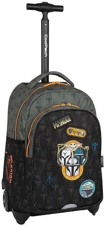 Ghiozdan Scolar cu Roti Cool Pack Jack The Mandalorian 24L