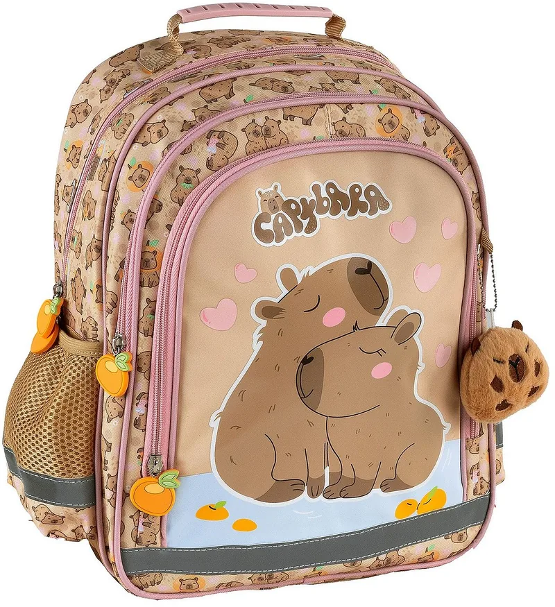 Ghiozdan Scolar Derform Capybara 10 2 Compartimente