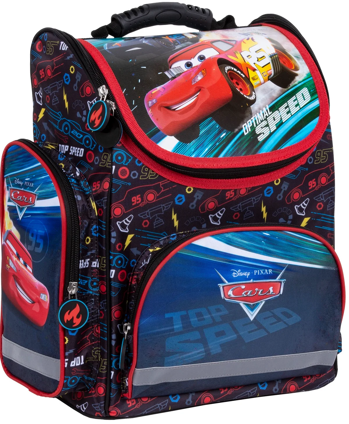 Ghiozdan Scolar Derform Cars 1 Compartiment