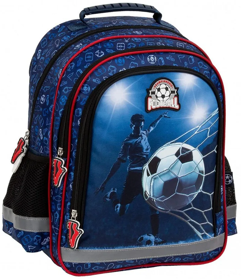 Ghiozdan Scolar Derform Football 19 2 Compartimente