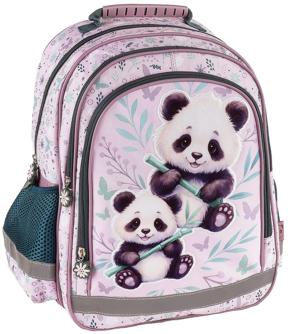 Ghiozdan Școlar Derform Panda 11 cu 2 Compartimente