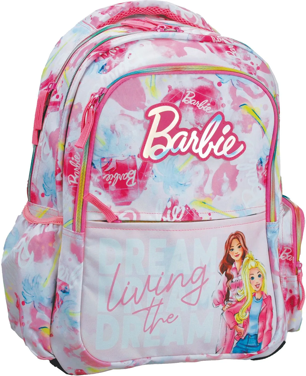 Ghiozdan Școlar GIM Barbie Paints 3 Compartimente
