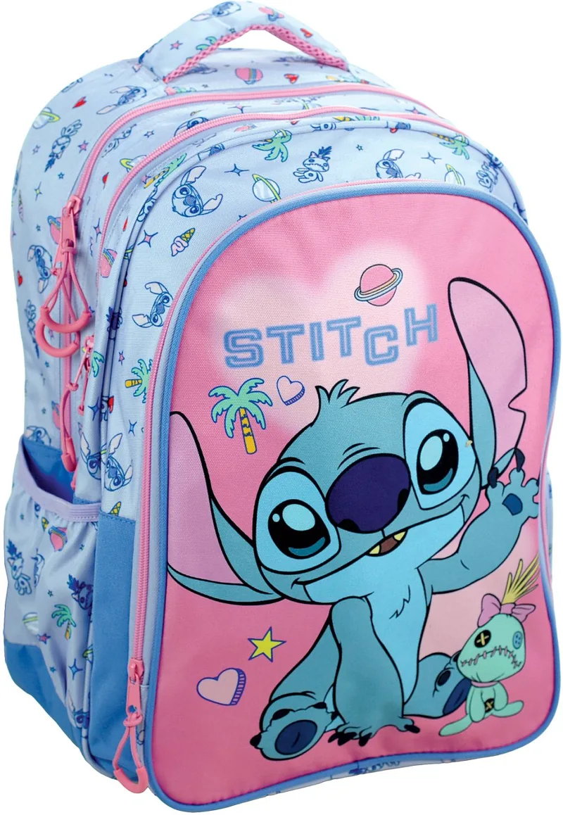 Ghiozdan Scolar Gim Stitch Tropical 2 Compartimente