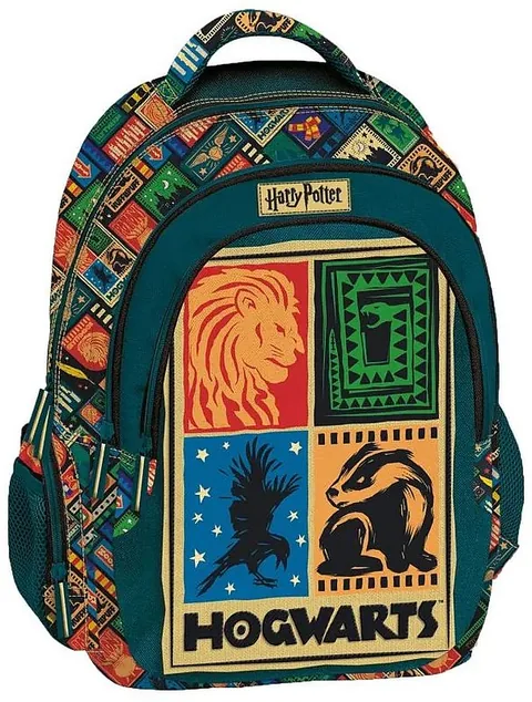 Ghiozdan Școlar Graffiti Harry Potter Hogwarts Houses