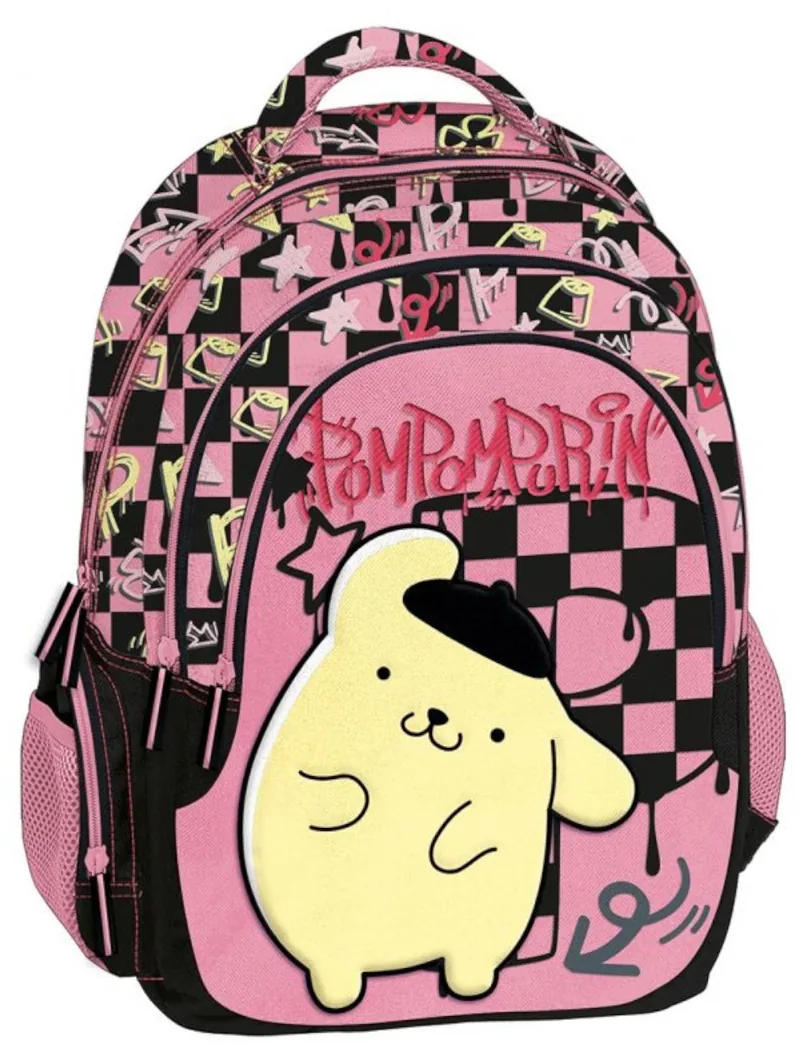 Ghiozdan Școlar Graffiti Pompompurin 3 Compartimente