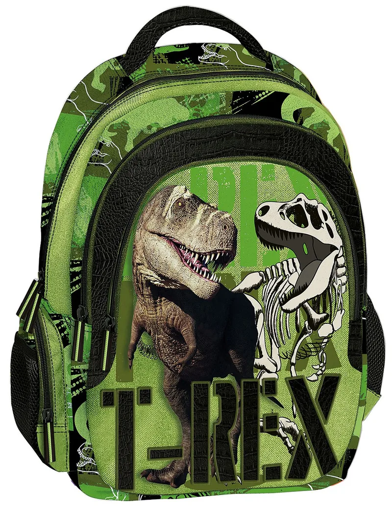 Ghiozdan Școlar Graffiti T-Rex 3 Compartimente