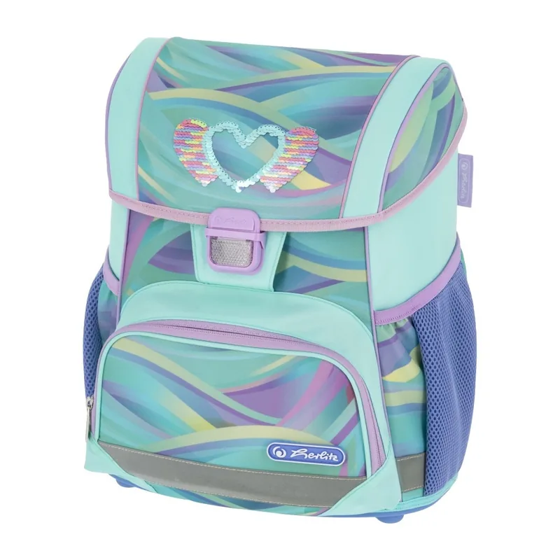 Ghiozdan Scolar Herlitz Loop Minty Love 37x31x22cm