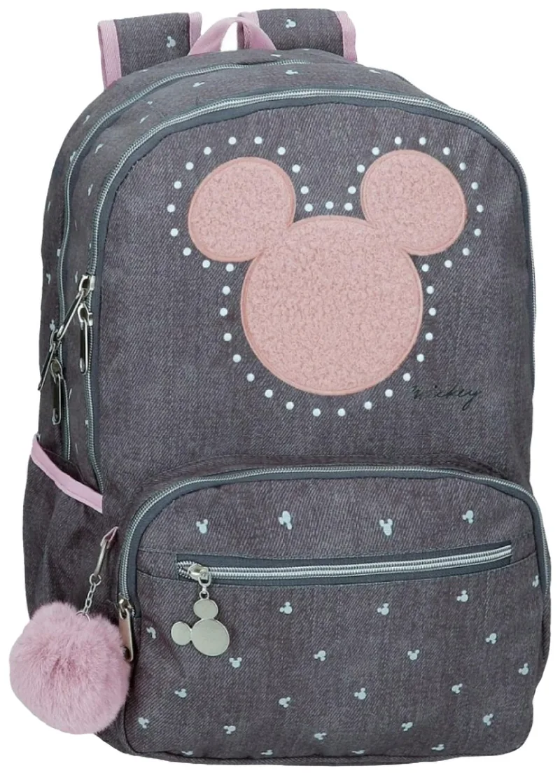 Ghiozdan Scolar Joumma Mickey Studs 2 Compartimente