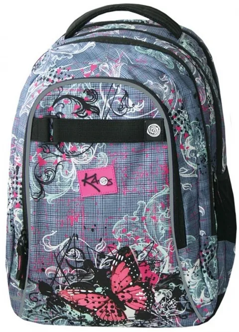 Ghiozdan Scolar Kaos 2 in 1 4 Compartimente Pepita