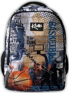 Ghiozdan Scolar KAOS 2 in 1 Basketball