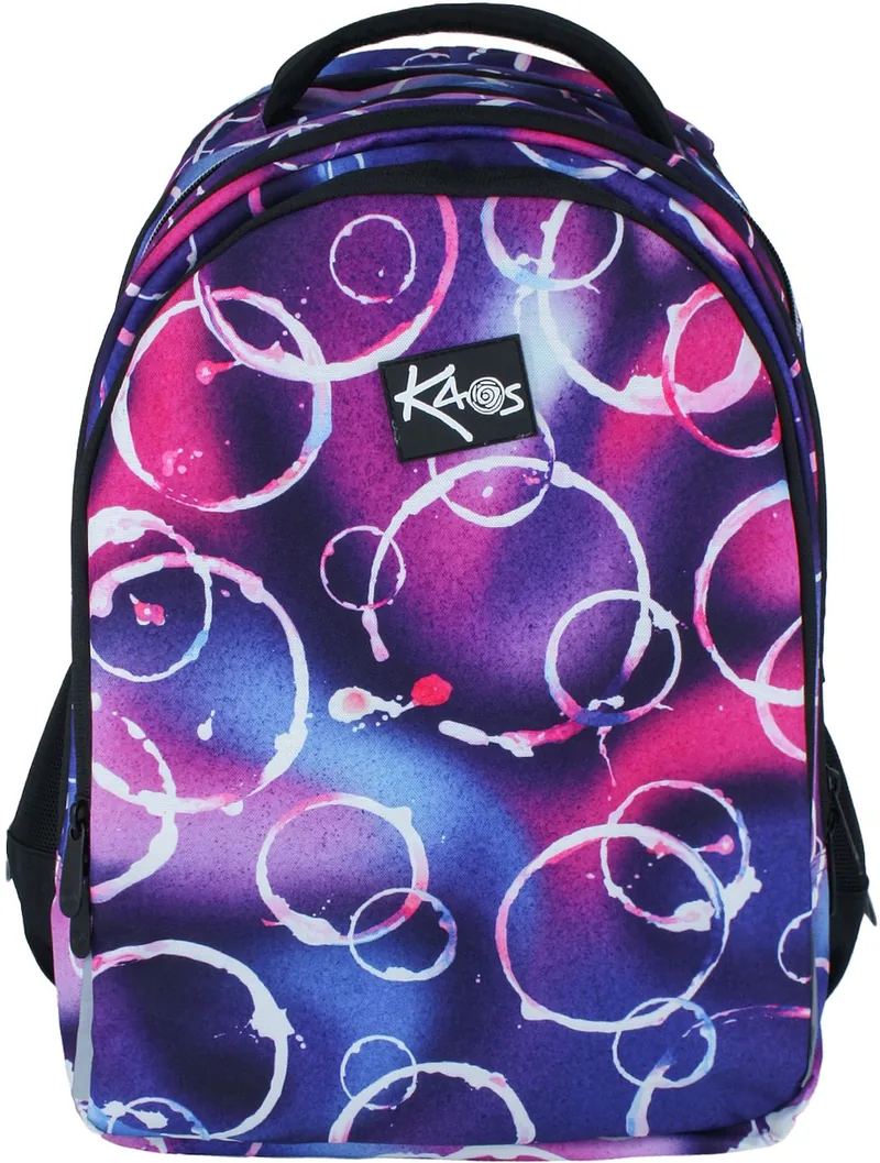 Ghiozdan Școlar Kaos 2 in 1 Bubble Crush 4 Compartimente