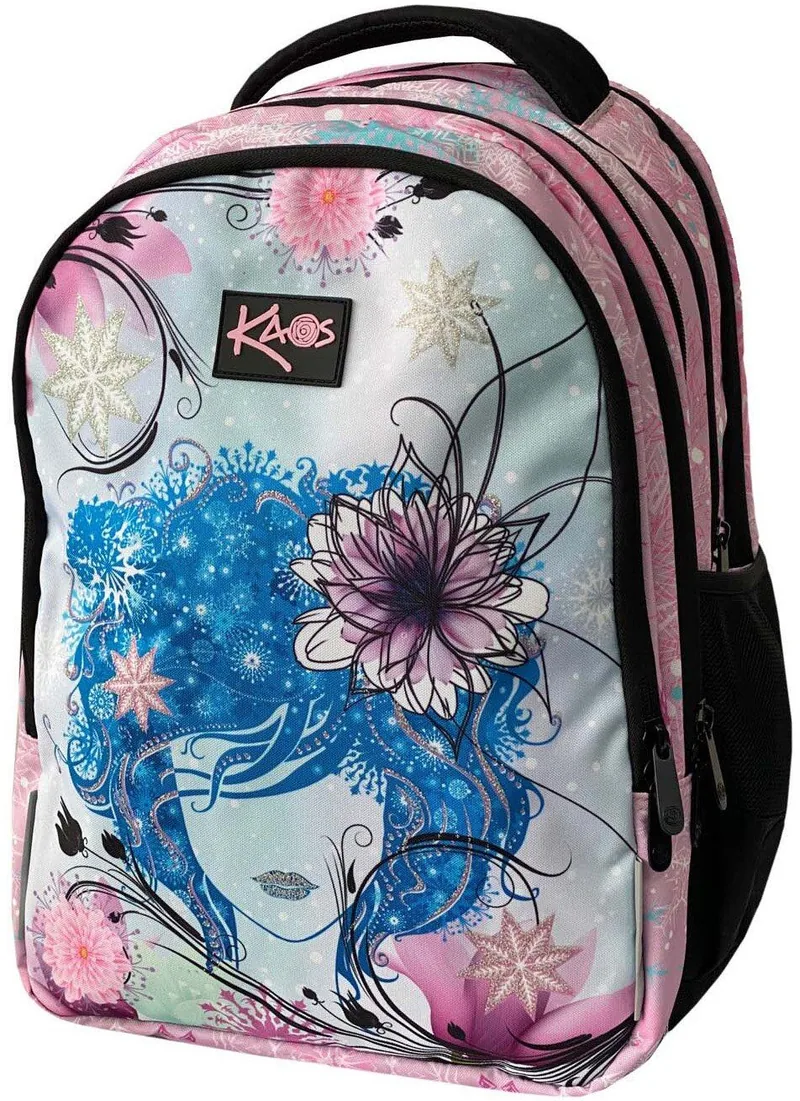 Ghiozdan Școlar Kaos 2 in 1 Lady Winter 4 Compartimente