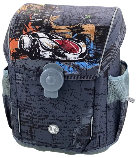 Ghiozdan Școlar Kaos Wroom cu Capac