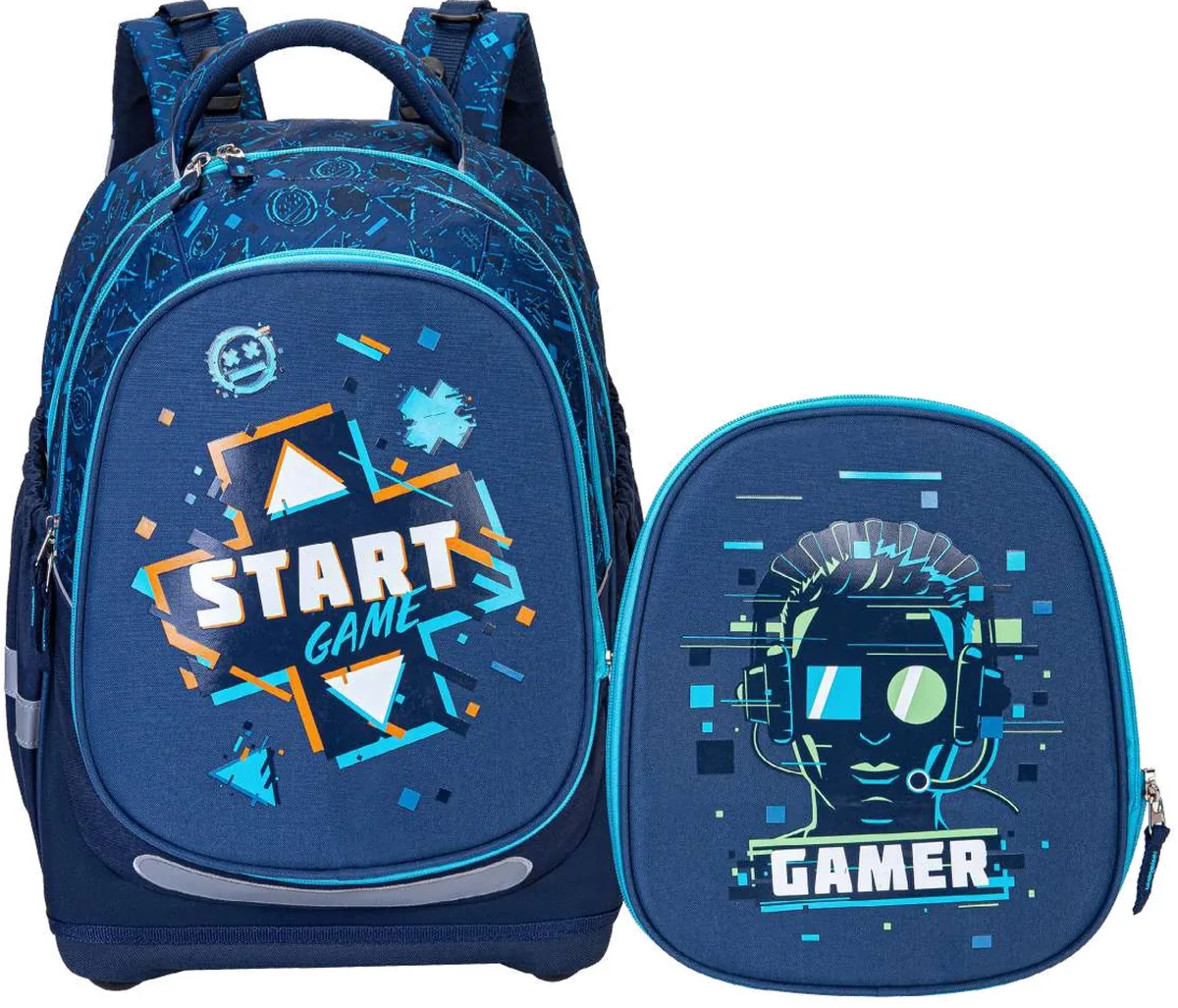Ghiozdan Școlar Kstationery Made to Last Start Game 2 în 1