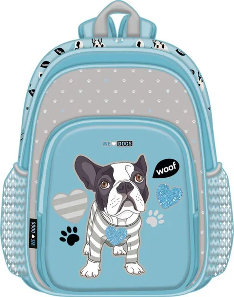 Ghiozdan Scolar Lizzy Card We Love Dogs Woof Junior Plus