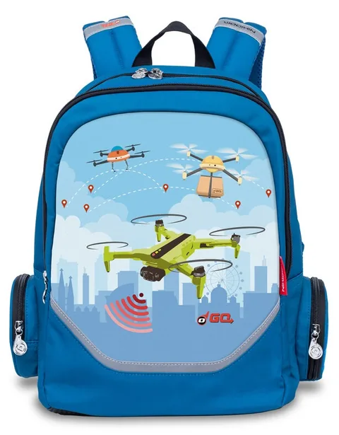 Ghiozdan Scolar Nikidom Roller Go Drones