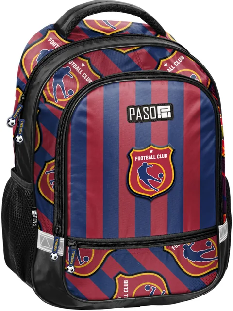 Ghiozdan Școlar Paso Football Club Stripes 2 Compartimente