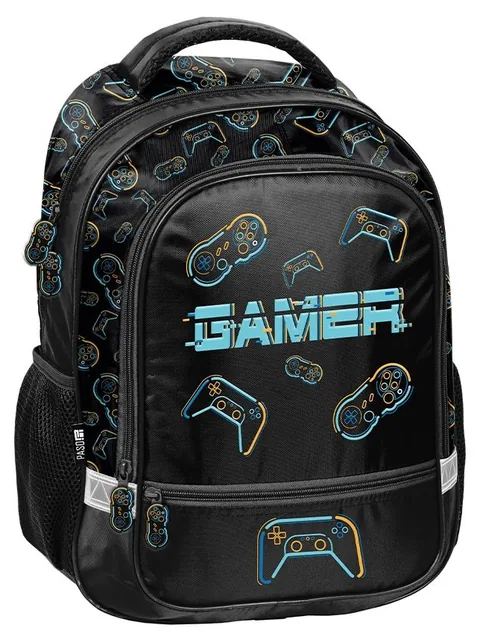 Ghiozdan Scolar Paso Gamer cu 2 Compartimente