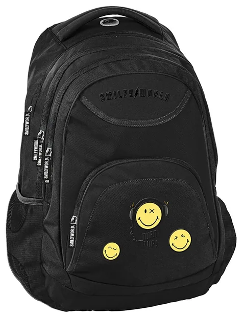 Ghiozdan Școlar Paso Smiley 3 Compartimente