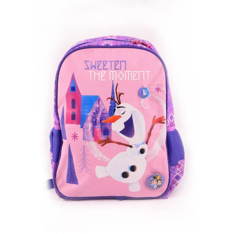Ghiozdan Scolar Pigna Frozen Clasa 0 Violet 38x26x14cm