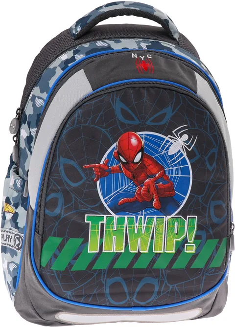 Ghiozdan Școlar Play Maxx Thwip Spider-Man 3 Compartimente