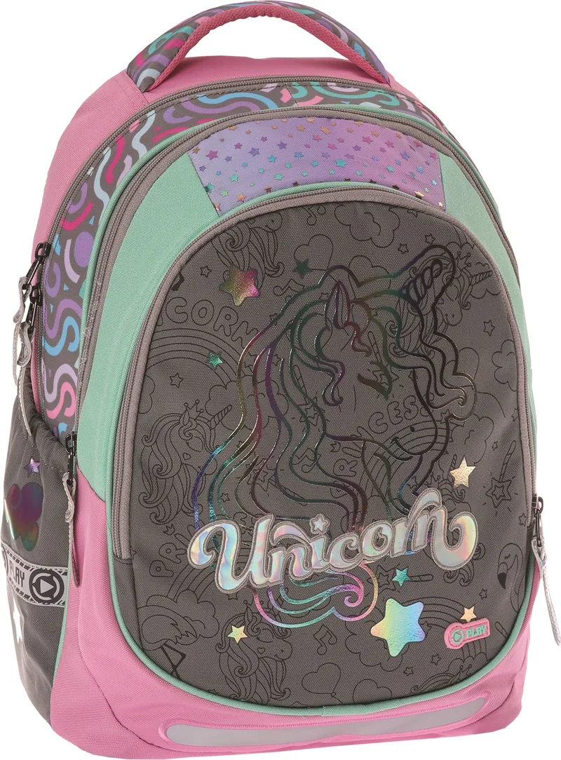 Ghiozdan Școlar Play Maxx Unicorn Pastel