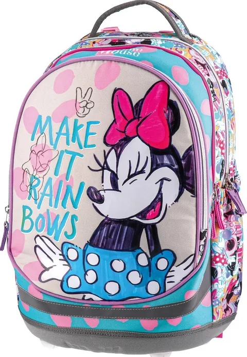 Ghiozdan Școlar Play Seven Minnie Mouse Make It Rainbows 1 Compartiment