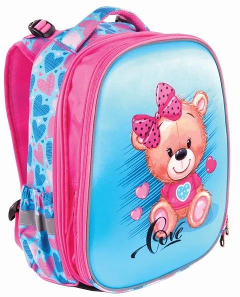 Ghiozdan Scolar Pulse Anatomic Cube Teddy 2 Compartimente