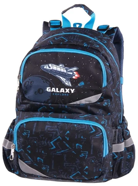 Ghiozdan Școlar Pulse Anatomic Galaxy 3 Compartimente