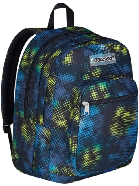 Ghiozdan Școlar Seven Freethink Acid Green 34L