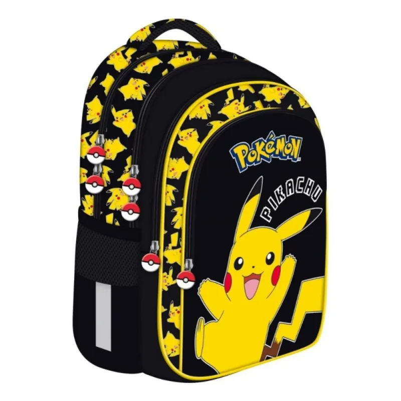 Ghiozdan Scolar St Majewski Pokemon 4 Compartimente