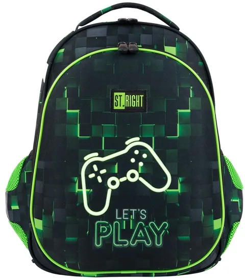 Ghiozdan Școlar St. Right Dark Game cu 1 Compartiment