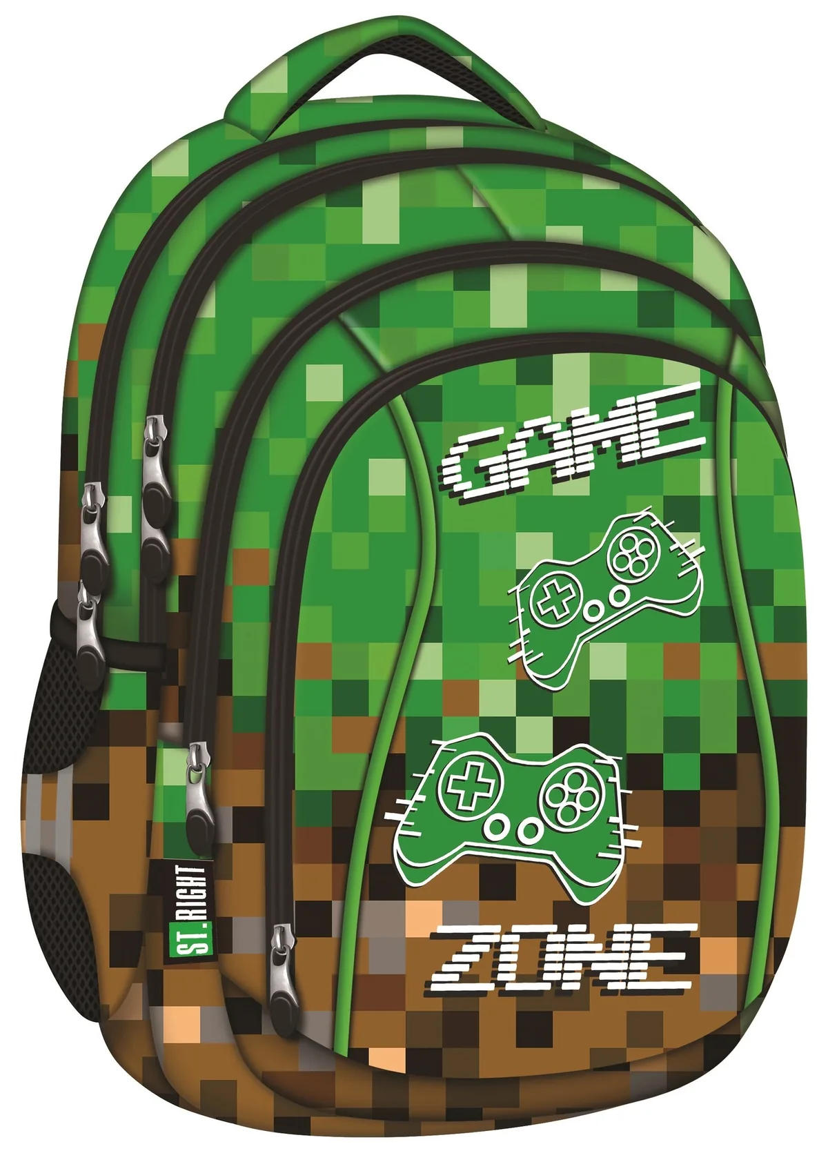 Ghiozdan Școlar St. Right Game Zone 4 Compartimente