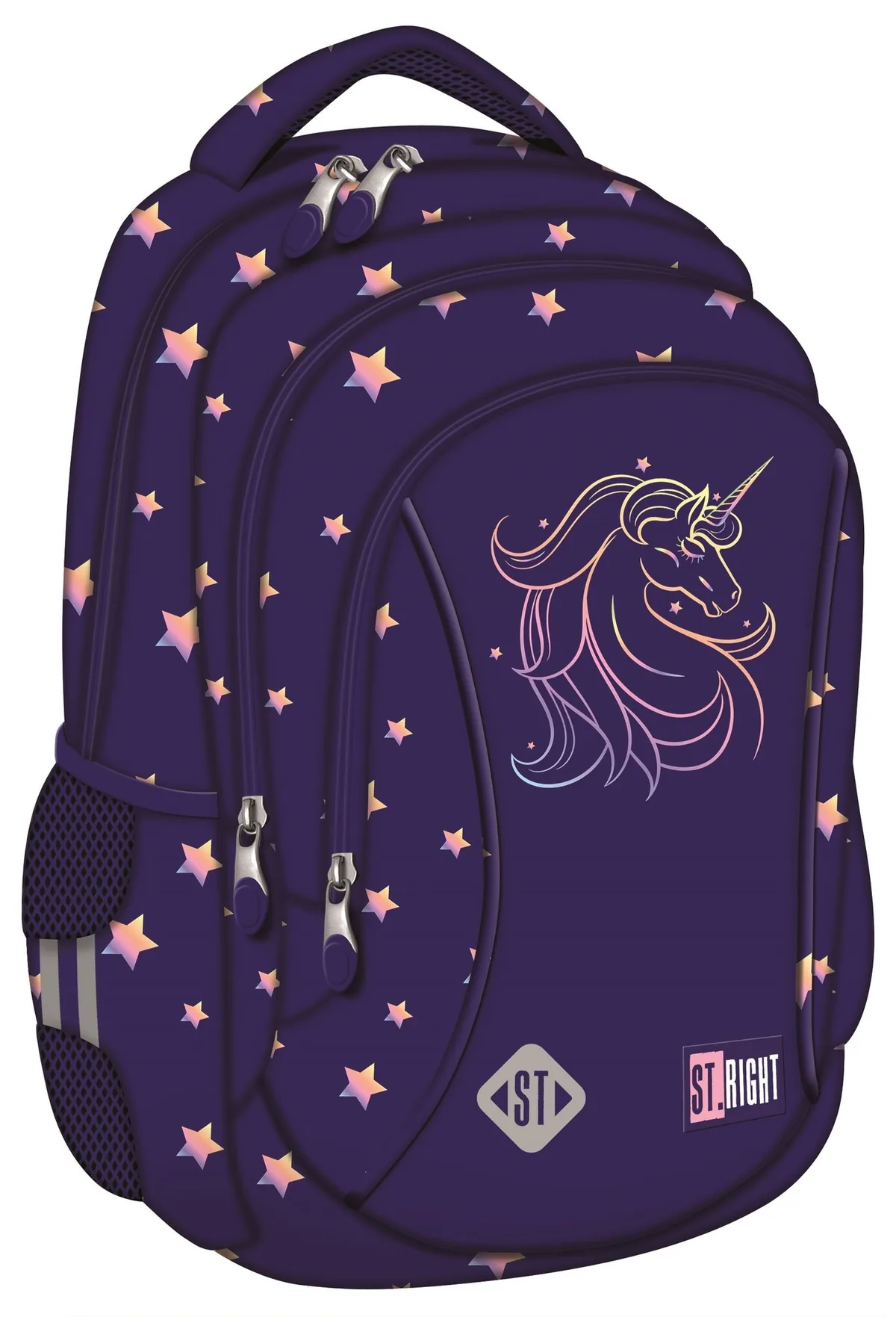 Ghiozdan Scolar St. Right Unicorn Glow