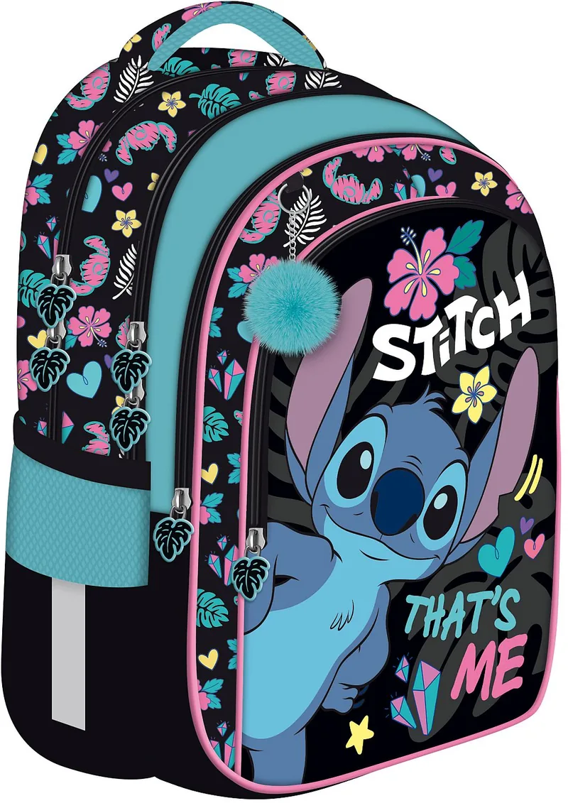 Ghiozdan Scolar St.Majewski That's Me Stitch 4 Compartimente