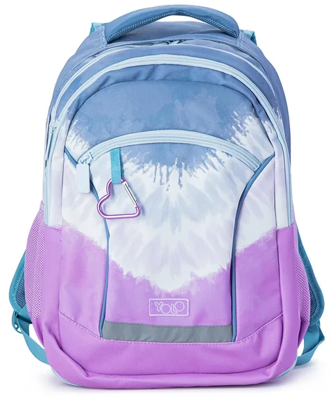 Ghiozdan Școlar YOLO Tie Dye Purple 2 in 1