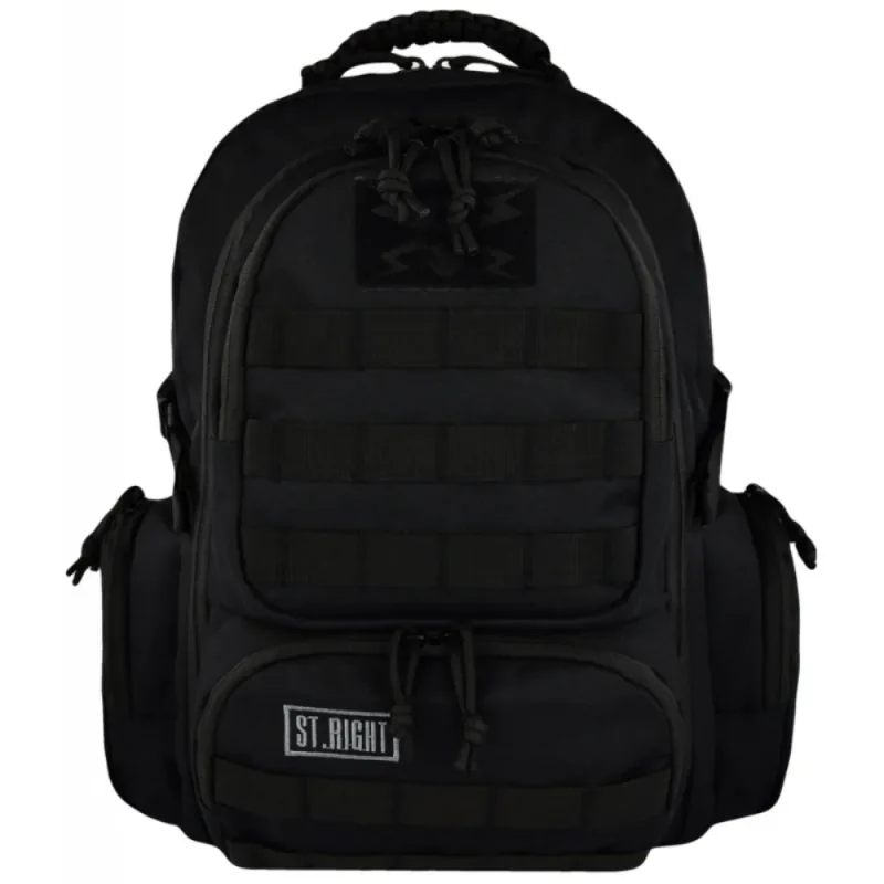 Ghiozdan St Majewski St Right Military 46cm Negru
