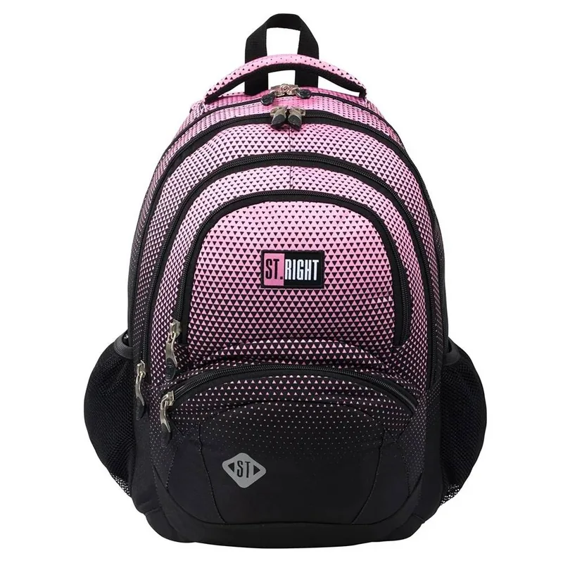 Ghiozdan St Majewski St.Right Pink Gradient 4 Compartimente 42cm