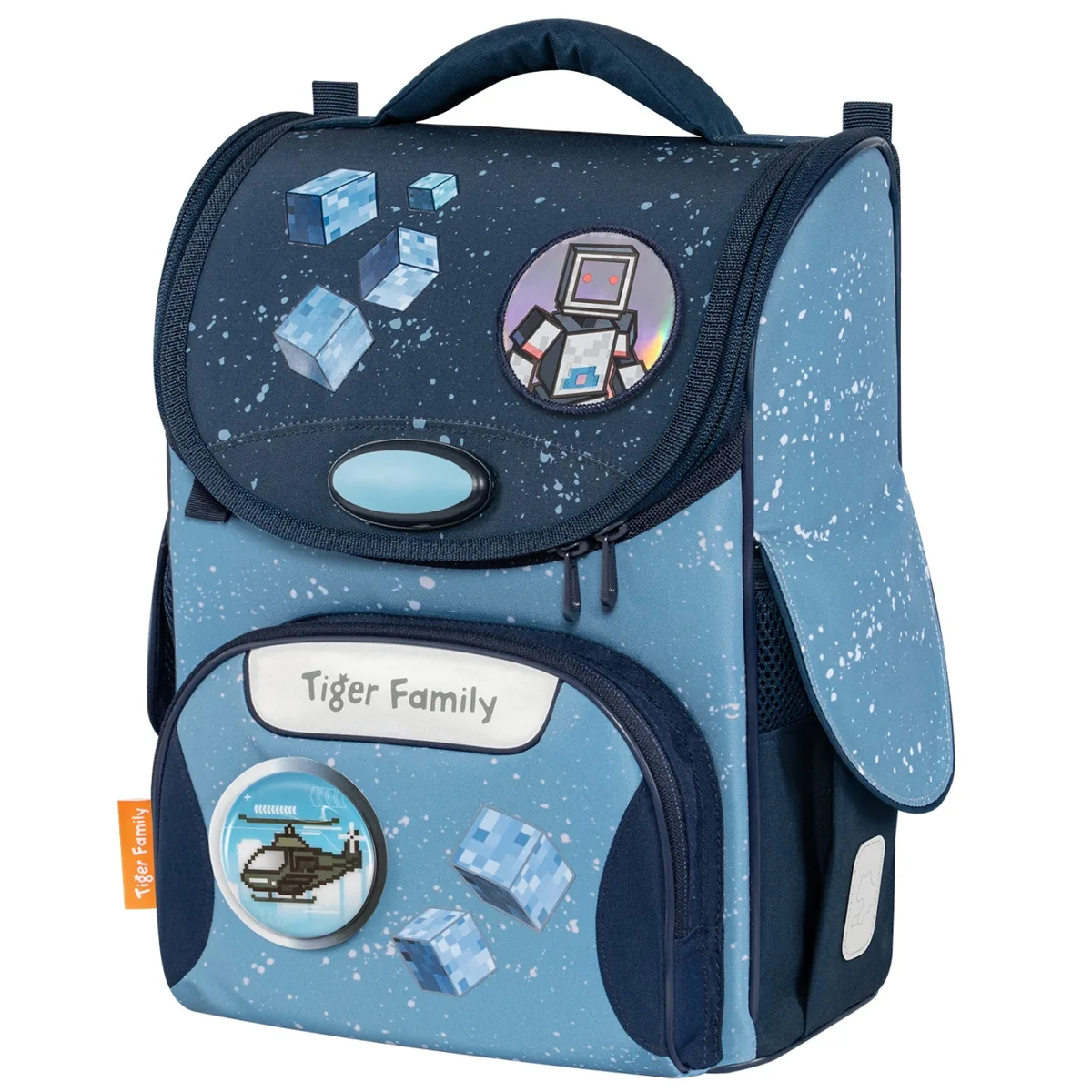Ghiozdan Tiger Family Nature Quest Pro Block City Go Green 35x31x19cm