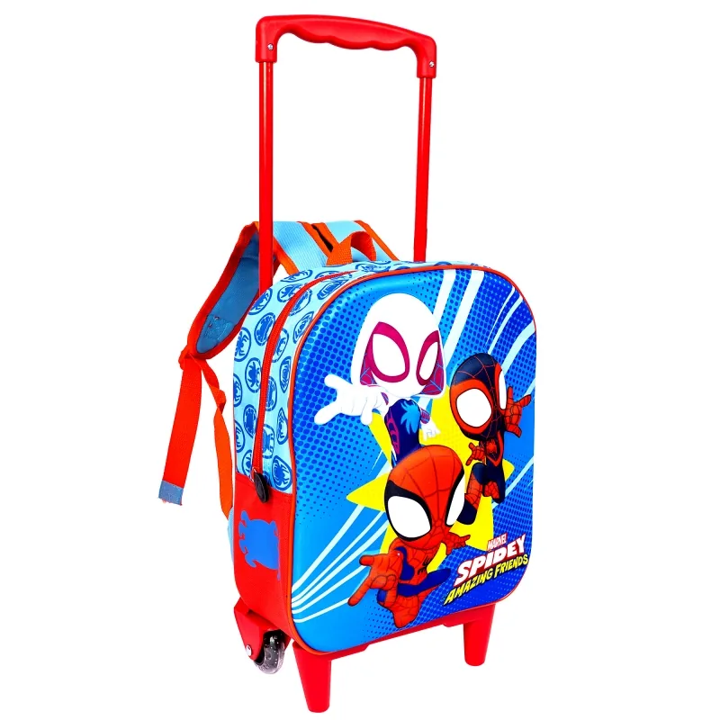 Ghiozdan Tip Troller Spidey and His Amazing Friends 3D 38.5x28x13.5cm